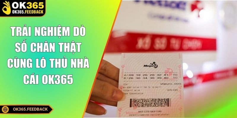 Trải nghiệm dò số chân thật cùng lô thủ nhà cái OK365